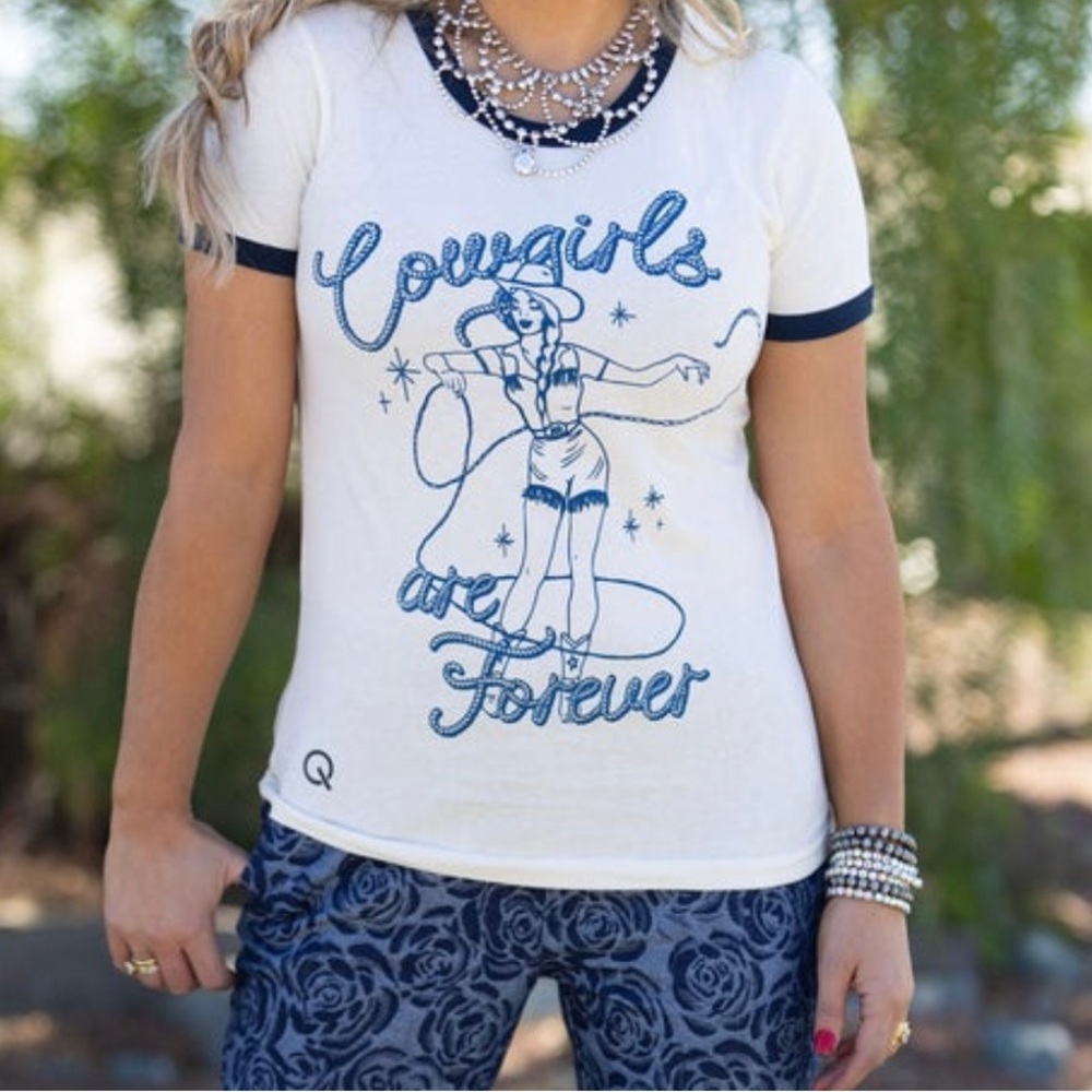 Cowgirls are forever tee